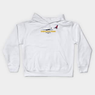 Boeing B737-900ER - Delta Air Lines Kids Hoodie